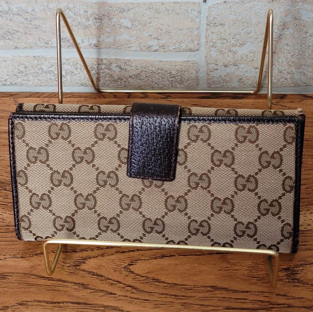 Gucci Brown Trifold Wallet - Picture 2 of 15